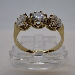 Anillo 3 diamantes